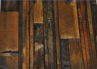 Квадратные панели стены мозаики Брауна деревянные, панелинг стены влияния 3Д деревянный покрывают